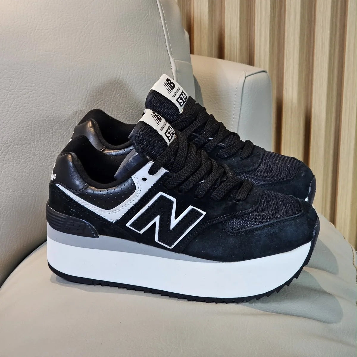 New Balance 574 Plus – Tenis Mujer