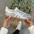 Adidas Samba Plateado – Tenis Mujer