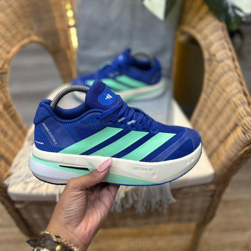 Adidas Adizero Boston 15 Hombre Azul Royal Verde Menta Lightstrike Pro – Tenis Running Colombia JH Sport