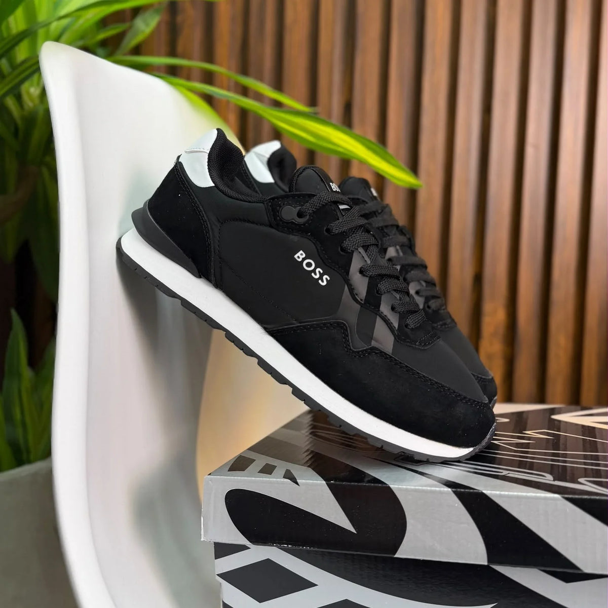 Hugo Boss Parkour Verde Oliva Crema – Tenis Hombre JH Sport Colombia