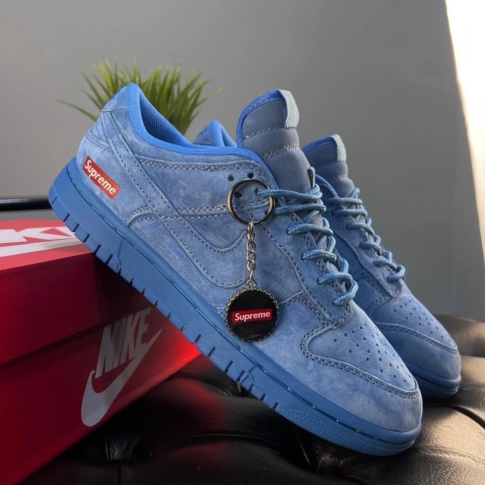 Nike SB Dunk Low x Supreme Hombre Gris – Collab Tenis Skate Colombia JH Sport