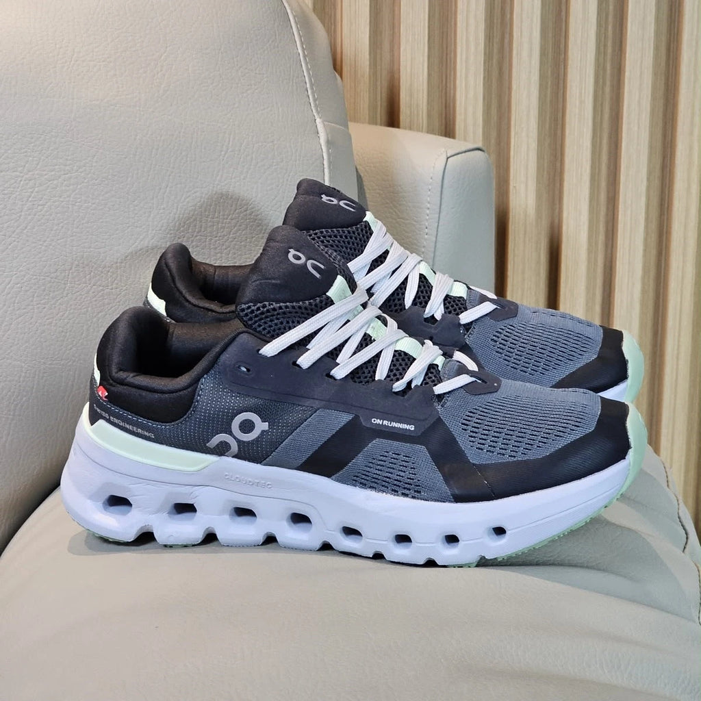 On Cloudrunner Hombre Azul Marino Blanco – Tenis Running On Running Colombia JH Sport