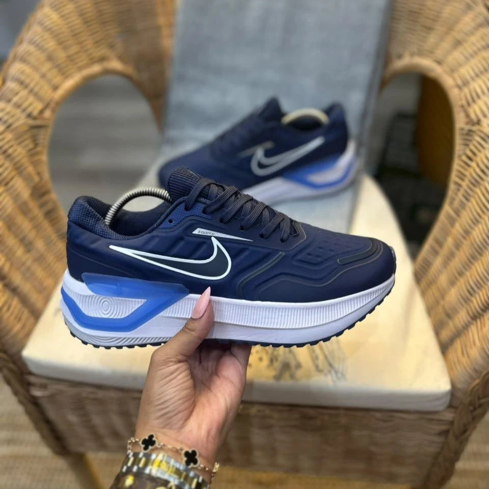 Nike ZoomX Hombre Gris Hielo Navy – Tenis Running Colombia JH Sport